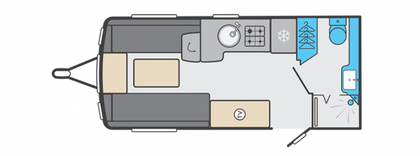 Swift Challenger Exclusive 480 - 2024 Floorplan