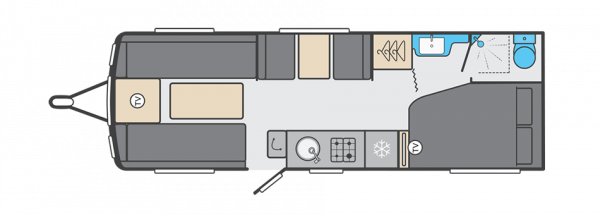 Swift Sprite Exclusive Quattro FB - 2025 Floorplan