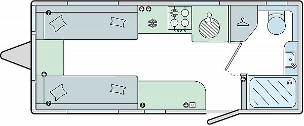 Bailey Unicorn Deluxe Seville - 2025 Floorplan