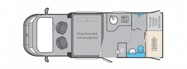 Swift Voyager 540 - NEW Floorplan