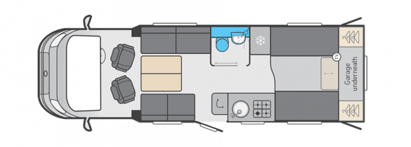 Swift Voyager 574 - NEW Floorplan