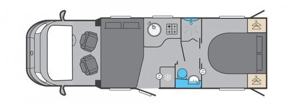 Swift Voyager 594 - (60421) Floorplan