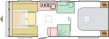 Adria Adora Tiber 623 DP - 2021 Floorplan