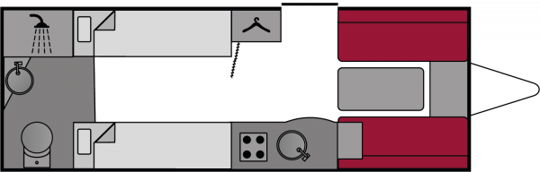 Adria Seine 612 2013 Floorplan