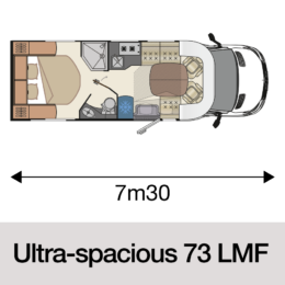 Fleurette/Florium Elister 73 LMF (60830) Floorplan