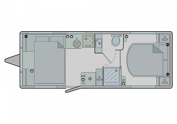 Bailey Pegasus Grande GT75 Messina - 2025 Floorplan