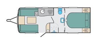 Swift Sprite Major 4 EB - 2018 Floorplan