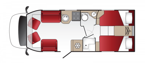 Coachman Travel Master 565 - 2025 Floorplan